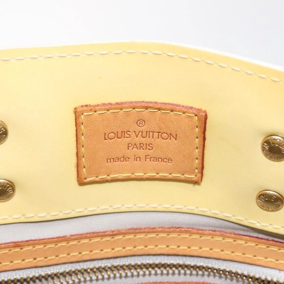 LOUIS VUITTON Monogram Vernis Reade PM Hand Bag Perle - Picture 11 of 15